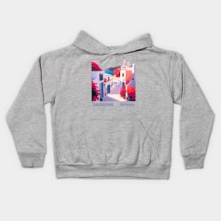 Santorini, Greece Kids Hoodie